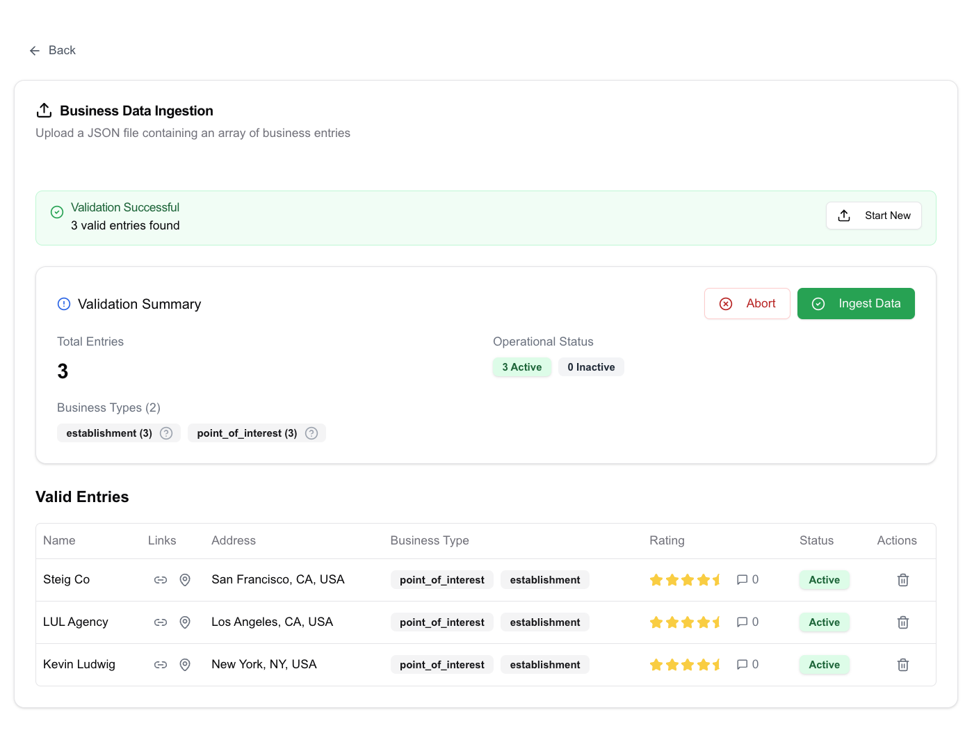 Bild zeigt Import von Leads in KI Tool
